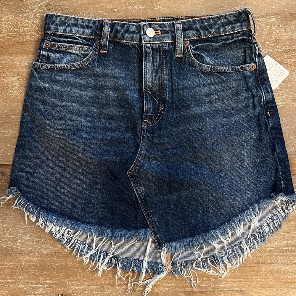 FP We The Free Bailey Denim Skirt - Picture 5 of 10